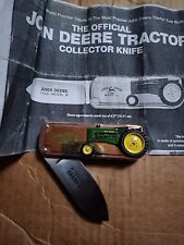 John Deere Tractor Collector Knife SHIPPED BUBBLE WRAPPED  + BOXED picture