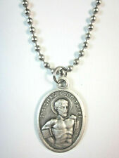St Dismas Good Thief Medal Pendant Necklace 24
