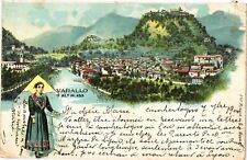 PC CPA ITALY, VARALLO ALT M.453, Vintage LITHO Postcard (B3738) picture
