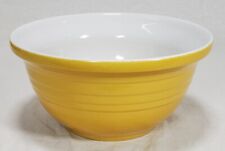 Vintage Yellow Ribbed Stoneware Country 8