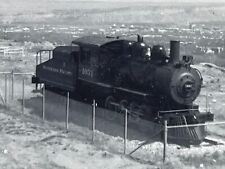 RC Old Train Engine Middle Of Desert Chain Link Fence 1950's South Pacific 1031 picture