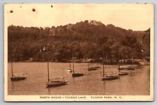 North Shore Tuxedo Lake Tuxedo Park New York NY Albertype Co. 1923 Postcard picture