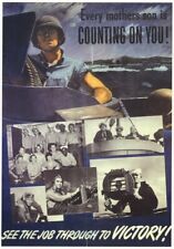 Every Mother's Son Counting on You WWII Mini Poster 1991 Illustration picture