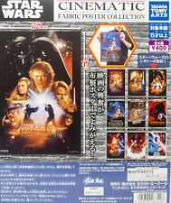 Takara Tomy Star Wars Cinmeatic Fabric Poster Collection Capsule Toy Set of 9 picture