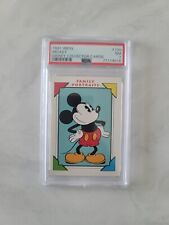 1991 Impel Disney Collector Cards Mickey Mouse #100 Mickey's Bio PSA 7 picture