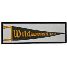 Antique Framed Wildwood New Jersey Felt Pennant picture