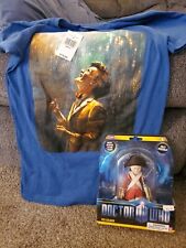 DOCTOR WHO BUNDLE 11th DR Shirt LS New With Tags and Peg Soldier  picture