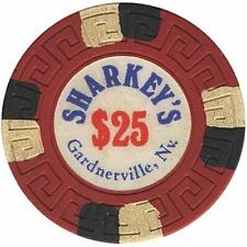 Sharkey's Casino Gardnerville Nevada $25 Chip 1977 picture