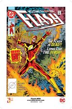 WILLIAM MESSNER-LOEBS signed THE FLASH #50 print, limited to 200 picture