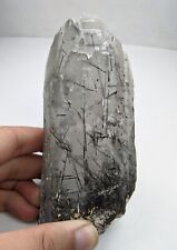 Black Tourmaline included Quartz Crystal from skardu Pakistan picture