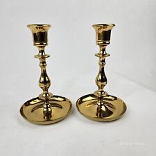Vintage Pair of Brass Candlesticks, Approx. 6