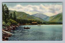 Grand Lake CO-Colorado, Vista Along The North Shore, Vintage Postcard picture