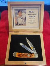 Mickey Mantle Frost Cutlery Limited Edition Collectors Knife w Wood Box picture