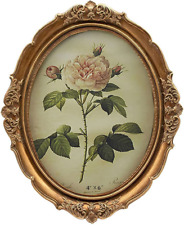 SIKOO Vintage Oval Picture Frame 4X6 Victorian Picture Frame, Gothic Frames Anti picture