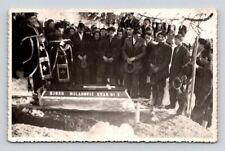 RPPC Funeral Death Dead Coffin Casket Cemetery Grave Burial Post Mortem picture