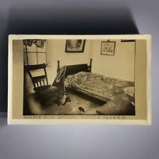 Antique Real Photo Post Card RPPC ‘Murder Room Walker Tavern’ Irish Hills MI picture