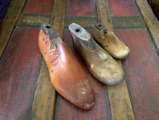 3 vtg/antique 18C-19C-20C WOOD metal SHOE LASTS - Baby - Youngster - Older Child picture
