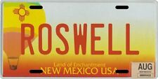 Roswell New Mexico Alien Land of Enchantment Hot Air Balloon License plate picture