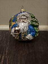 Heartfully Yours By Christopher Radko Santa Claus Ball Christmas Ornament picture