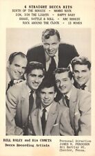 Bill Haley and His Comets Decca Recording Artists Vintage Promotional Postcard picture
