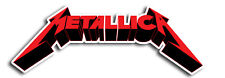 Metallica Red Main Logo  Logo Sticker / Vinyl Decal  | 10 Sizes with TRACKING picture