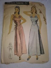 Antique Sewing Pattern- #5984 Ladies Night Gown 1930's picture