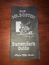 Vintage Old Mr. Boston Bartenders Guide 1st Edition 3rd Printing February 1934 picture