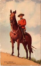Royal Canadian Mounted Polic Divided Back Antique Postcard Toronto Canada CA picture
