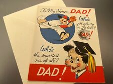 1940’s Unused Greeting Card Gibson Father’s Day picture