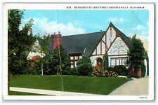 c1940's Residence Of Lon Chaney Beverly Hills Los Angeles California CA Postcard picture