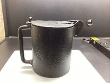 Antique Handmade Cast Iron Coal Carrier Pot picture