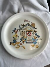 VINTAGE Walt Disney Production Mickey Mouse Club  Plate Donald Duck Goofy Pluto picture