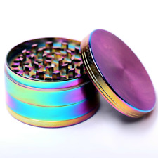 Large 4 Layer Herb Grinder Rainbow picture