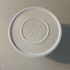 The  Pampered Chef 1/2 to 2 1/2 cup glass embossed prep  bowl w/lid picture