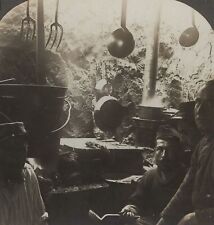 View of Underground Trench Kitchen Salonika Front WWI Keystone Stereoview c1915 picture