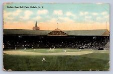 J96/ Baseball Postcard c1910 Buffalo New York Stadium Ball Park Game 129 picture