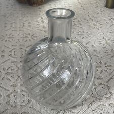 Rare 90’s Baccarat Large “Cyclades” Crystal Vase Swirl Pattern 10” Discontinued picture