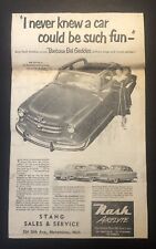 1950’s Actress Barbara Bel Geddes The Moon Is Blue Nash Car Newspaper Ad picture