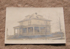 Anthon IA Iowa RPPC Cooney Home Large House Real Photo Postcard c 1910 picture