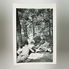 Family Forest Picnic WW2 Photo 1940s Brazil Votes War Newspaper Headline A3570 picture