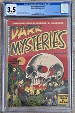 Dark Mysteries 2 CGC 3.5 White Pages Classic Skull Cover picture