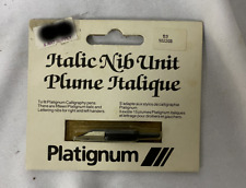 Vintage Platignum Italic Nib B3 #102203 picture