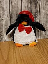 Holiday Season Penguin Hat Bow Plush Windsor Collection Stuffed Sears 5” (F)  picture