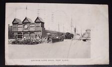 Postcard Anchor Line Dock New York Glasgow Pier 54? Ship 1910 picture