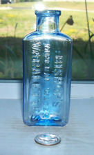 STUNNING 8 SIDED EMBOSSED MEDICINE,  BISHOP'S MINERAL WATER VARALETTES picture