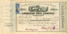 American Coal Co. of Allegany County - Stock Certificate - Mining Stocks picture