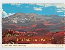 Postcard Mauis Famous Volcano Haleakala Crater Hawaii USA picture