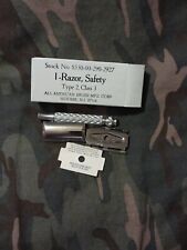 Vintage NOS Gillette Spiral Tech Safety Razor Made In England (A-1) Date Code  picture