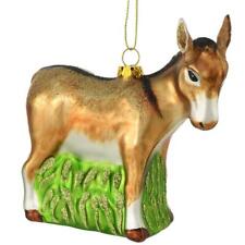 Donkey Christmas Ornament Holiday X-Mas 4.5
