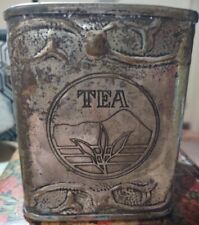 Vintage Metal Tea Canister Indian / India Tea 3
